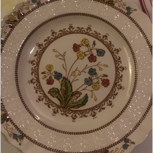 Copeland salad plates lot of 4 Beautiful salad plates no chips awesome colors - Picture 2 of 5